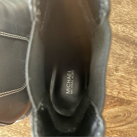 Michael Kors Keisha Leather Platform Chelsea Boots - Picture 7 of 7